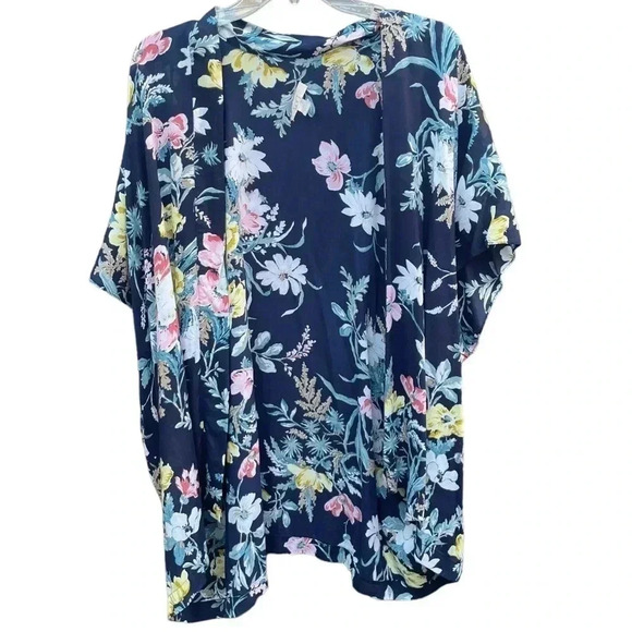 LOFT Floral Kimono Cover Up - Picture 1 of 6